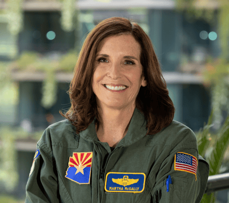 Martha McSally, combat fighter pilot and Day 3 keynote speaker